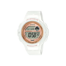 【10年保証】【日本未発売】CASIO SPORTS カシオ スポーツ LWS-1200H-7A2 腕時計 時計 ブランド レディース キッズ 子供 女の子 チープカシオ チプカシ ランニングウォッチ デジタル 日付 カレンダー 防水 ホワイト 白 ピンクゴールド 海外モデル ギフト プレゼント