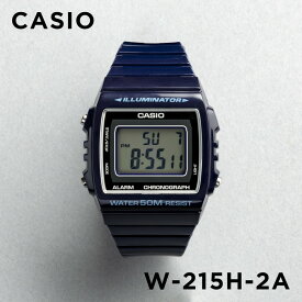 【10年保証】CASIO STANDARD MENS カシオ スタンダード W-215H 腕時計 時計 ブランド メンズ キッズ 子供 男の子 チープカシオ チプカシ デジタル 日付 ブラック 黒 ネイビー ピンク パープル 紫 ホワイト 白 ギフト プレゼント