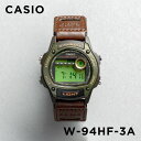 【10年保証】【日本未発売】CASIO STANDARD MENS カシオ スタンダード W-94HF-3A 腕時計 時計 ブランド メンズ キッズ 子供 男の子 チープカシオ チプカシ デジタル 日付 防水 カーキ ブラウン ナイロンベルト 海外モデル ギフト プレゼント