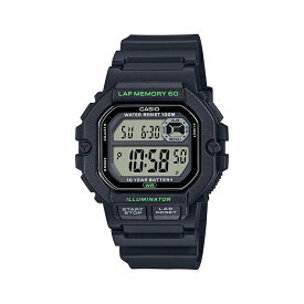 【10年保証】【日本未発売】CASIO SPORTS カシオ スポーツ WS-1400H-1A 腕時計 時計 ブランド メンズ レディース キッズ 子供 男の子 女の子 チープカシオ チプカシ ランニングウォッチ デジタル 日付 カレンダー 防水 ブラック 黒 海外モデル ギフト プレゼント