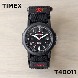 【10%OFF】【日本未発売】TIMEX EXPEDITION タイメックス エクスペディション キャンパー 38MM T40011 腕時計 時計 ブランド メンズ レディース ミリタリー アナログ ブラック 黒 ナイロンベルト 海外モデル ギフト プレゼント