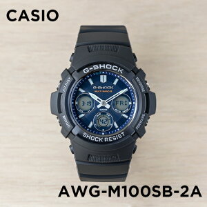�y10�N�ۏ؁zCASIO G-SHOCK �J�V�I G�V���b�N AWG-M100SB-2A �r���v ���v �u�����h �����Y �L�b�Y �q�� �j�̎q �A�i�f�W �d�g �\�[���[ �\�[���[�d�g ���t �J�����_�[ �h�� �u���b�N �� �l�C�r�[ �M�t