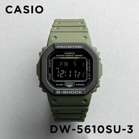 【10年保証】CASIO G-SHOCK カシオ Gショック DW-5610SU-3 腕時計 時計 ブランド メンズ キッズ 子供 男の子 デジタル 日付 カレンダー 防水 ブラック 黒 カーキ ギフト プレゼント