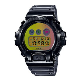 CASIO G-SHOCK カシオ Gショック DW-6900SP-1JR 腕時計 時計 ブランド メンズ キッズ 子供 男の子 デジタル 日付 カレンダー 防水 ブラック 黒 イエロー 黄色 スケルトン クリア ギフト プレゼント