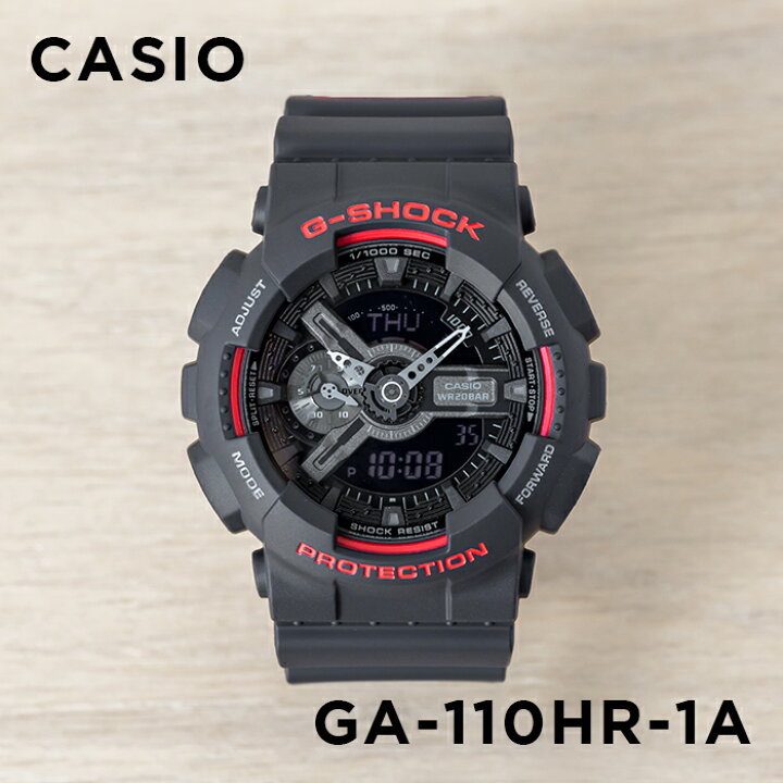 楽天市場】【10年保証】CASIO G-SHOCK カシオ Gショック GA-110HR-1A 