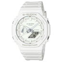 【10年保証】CASIO G-SHOCK カシオ Gショック GA-2100-7A7 腕時計 時計 ブランド メンズ キッズ 子供 男の子 アナデジ 日付 カレンダー 防水 ホワイト 白 カシオーク ギフト プレゼント