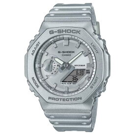 【10年保証】CASIO G-SHOCK カシオ Gショック GA-2100FF-8A 腕時計 時計 ブランド メンズ キッズ 子供 男の子 アナデジ 日付 カレンダー 防水 シルバー カシオーク ギフト プレゼント