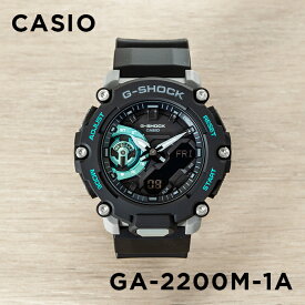 【10年保証】CASIO G-SHOCK カシオ Gショック GA-2200M-1A 腕時計 時計 ブランド メンズ キッズ 子供 男の子 アナデジ 日付 カレンダー 防水 ブラック 黒 グリーン 緑 ギフト プレゼント