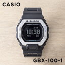 【10年保証】CASIO G-SHOCK カシオ Gショック Gライド GBX-100-1 腕時計 時計 ブランド メンズ キッズ 子供 男の子 カロリー 測定 タイマー アナデジ ブルートゥース スマホ 連動 日付 カレンダー 防水 ブラック 黒 シルバー ギフト プレゼント