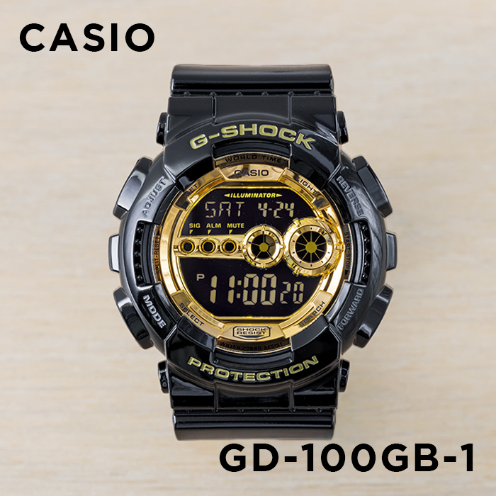 楽天市場】【10年保証】CASIO G-SHOCK カシオ Gショック GD-100GB-1
