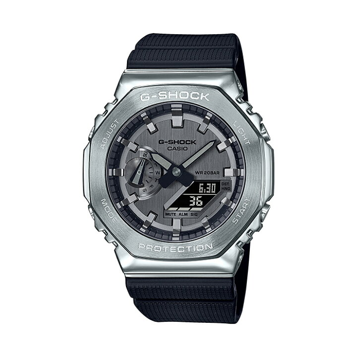 楽天市場】【10年保証】CASIO G-SHOCK カシオ Gショック GM-2100-1A 