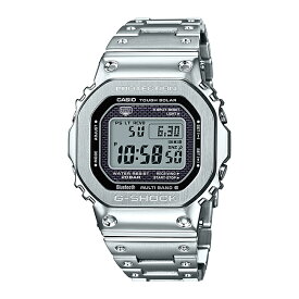 【10年保証】CASIO G-SHOCK カシオ GショックGMWB5000D-1腕時計 時計 ブランド メンズ キッズ 子供 男の子 デジタル 電波 ソーラー ソーラー電波 スマホ 連動 日付 防水 LEDライト ステンレス シルバー ブラック 黒 フルメタル 海外モデル ギフト プレゼント