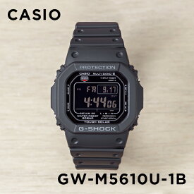 【10年保証】CASIO G-SHOCK カシオ Gショック GW-M5610U-1B 腕時計 時計 ブランド メンズ キッズ 子供 男の子 デジタル 電波 ソーラー ソーラー電波 日付 カレンダー 防水 ブラック 黒 オールブラック ギフト プレゼント