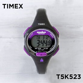 【10%OFF】TIMEX IRONMAN タイメックス アイアンマン エッセンシャル 10 レディース T5K523 腕時計 時計 ブランド ランニングウォッチ デジタル ブラック 黒 パープル 紫 ギフト プレゼント