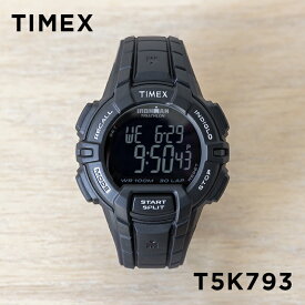 【10%OFF】TIMEX IRONMAN タイメックス アイアンマン 30ラップ ラギッド メンズ T5K793 腕時計 時計 ブランド レディース ランニングウォッチ デジタル ブラック 黒 オールブラック ギフト プレゼント