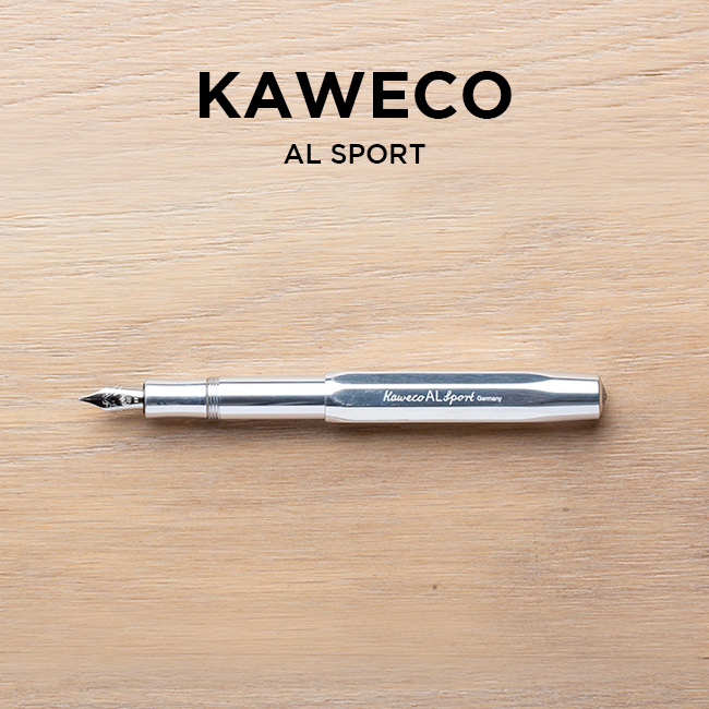 KAWECO カヴェコ アルスポーツ 万年筆 アルミ 極細 EF 筆記用具 文房具 ブランド シルバー ギフト プレゼント | つきのとけいてん