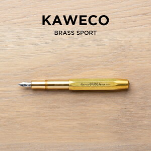 KAWECO BRASS SPORT FOUNTAIN PEN JFR uXX|[c NM ɍ  EF F MLp [ uh S[h  Mtg v[g