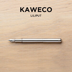 KAWECO LILIPUT FOUNTAIN PEN STAINLESS STEEL JFR vbg NM XeX X`[ ɍ EF MLp [ uh Vo[ Mtg v[g