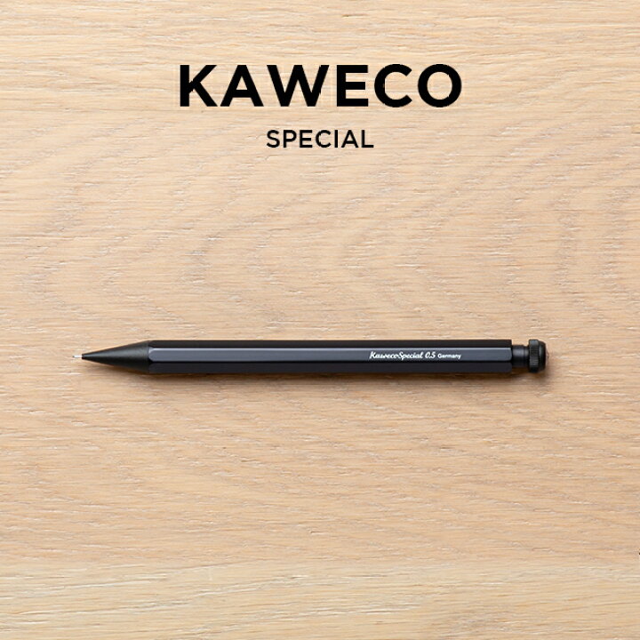 楽天市場】KAWECO SPECIAL MECHANICAL PENCIL 0.5MM BLACK カヴェコ 