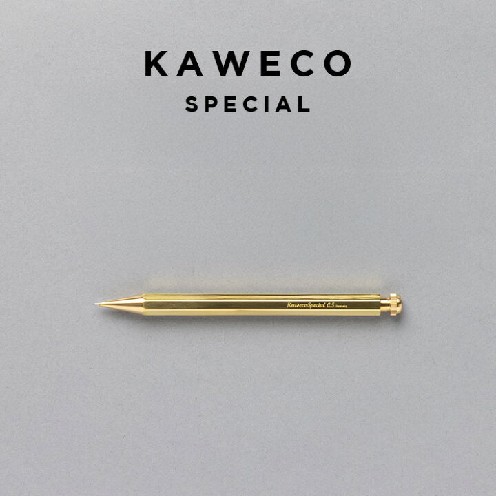 楽天市場】KAWECO SPECIAL MECHANICAL PENCIL 0.5MM BRASS カヴェコ  