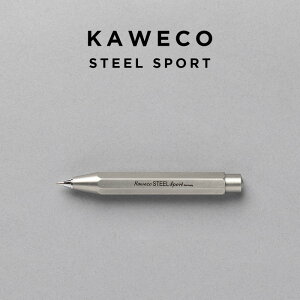 KAWECO STEEL SPORT MECHANICAL PENCIL 0.7MM �J���F�R �X�`�[���X�|�[�c �y���V�� �M�L�p�� ���[�� �u�����h �V���[�v�y���V�� �V���[�y�� �V���o�[ ���� �M�t�g �v���[���g