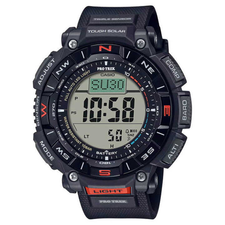 楽天市場】【10年保証】CASIO PRO TREK カシオ プロトレック PRG-340-1 