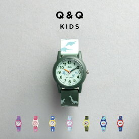 【日本未発売】CITIZEN Q&Q シチズン VR99J 腕時計 時計 ブランド キッズ 子供 逆輸入 チープシチズン チプシチ アナログ 防水 花柄 ちょうちょ ロケット 飛行機 ねこ かめ くじら 恐竜 マーメイド 人魚 海外モデル ギフト プレゼント