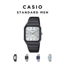 【10年保証】【日本未発売】CASIO STANDARD MEN カシオ スタンダードMTP-B185D腕時計 時計 ブランド メンズ チープカシオ チプカシ アナログ 日付 カレンダー 防水 ブラック 黒 シルバー 銀 ネイビー 角型 メタル フルメタル 海外モデル