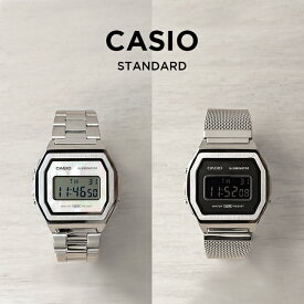 【10年保証】【日本未発売】CASIO STANDARD カシオ スタンダード 腕時計 時計 ブランド メンズ レディース キッズ 子供 男の子 女の子 チープカシオ チプカシ デジタル 日付 ホワイト 白 ブラック 黒 シルバー メッシュ シンプル 海外モデル ギフト プレゼント