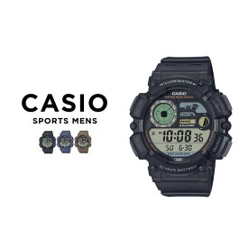 【10年保証】【日本未発売】CASIO SPORTS カシオ スポーツ WS-1500H腕時計 時計 ブランド メンズ レディース キッズ 子供 男の子 女の子 チープカシオ チプカシ デジタル 防水 日付 カレンダー ブラック 黒 ネイビー ブラウン 茶 海外モデル ギフト プレゼント