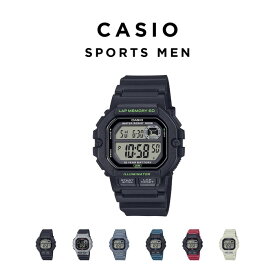 【10年保証】【日本未発売】CASIO SPORTS MEN カシオ スポーツ WS-1400H 腕時計 時計 ブランド メンズ 男の子 チープカシオ チプカシ ランニングウォッチ デジタル 軽量 日付 防水 ビジネス シンプル カジュアル ランナー ブルー 青 海外モデル ギフト プレゼント