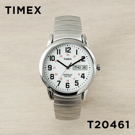 TIMEX EASY READER タイメックス イージーリーダー デイデイト 35MM T20461 腕時計 時計 ブランド メンズ レディース アナログ シルバー ホワイト 白 蛇腹 メタル ギフト プレゼント