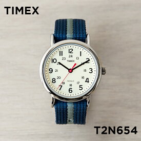 TIMEX WEEKENDER タイメックス ウィークエンダー 38MM メンズ T2N654 腕時計 時計 ブランド レディース ミリタリー アナログ ネイビー アイボリー ナイロンベルト ギフト プレゼント