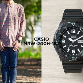 【10年保証】【日本未発売】CASIO SPORTS カシオ スポーツ MRW-200H-1B2 腕時計 時計 ブランド メンズ キッズ 子供 男の子 チープカシオ チプカシ アナログ 日付 カレンダー 防水 ブラック 黒 海外モデル ギフト プレゼント