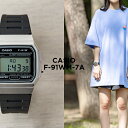 【10年保証】CASIO STANDARD カシオ スタンダード F-91WM-7A 腕時計 時計 ブランド メンズ キッズ 子供 男の子 チープカシオ チプカシ デジタル 日付 カレンダー シルバー ブラック 黒 ギフト プレゼント