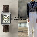 【10年保証】【日本未発売】CASIO STANDARD カシオ スタンダード LTP-V007L-9B 腕時計 時計 ブランド レディース キッズ 子供 女の子 チープカシオ チプカシ アナログ ゴールド 金 茶 レザー 革ベルト 海外モデル ギフト プレゼント