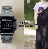 【10年保証】【日本未発売】CASIO STANDARD カシオ スタンダード A168WGG-1B 腕時計 時計 ブランド メン…
