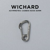 WICHARD ASYMMETRIC CARBIN HOOK 60MM ウィチャード アシンメトリック カービン フック 2323 キーリング …
