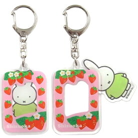 ご当地ミッフィー(miffy)静岡限定：いちごアクリルキーホルダー