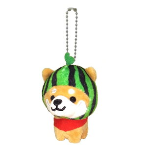 旅するマメしば産地直送スイカぬいぐるみボールチェーン