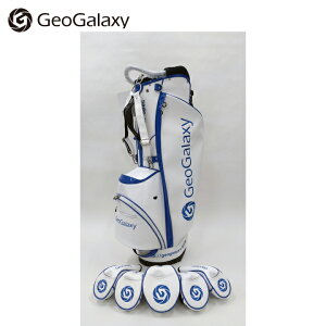 GeoGalaxy/WIMNV[ 8.5^ cA[ X^hLfBobO zCg/Cu[ wbhJo[5_ZbgTour Stand Caddie Bag Head Cover Set WHITE ROYALBLUE