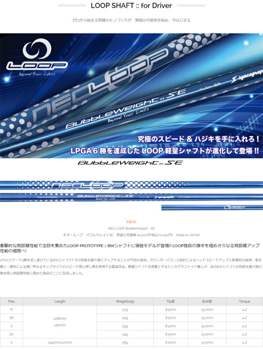 楽天市場】スリクソン/SRIXON ZX5/ZX7/Z545 Z745 Z945用スリーブ付 