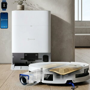 ECOVACS(�G�R�o�b�N�X) DEEBOT T80 OMNI ���[���[�����̓��b�v ���{�b�g�|���@ 18,000Pa���͋z�� ���@�� ���p�@�ї��ݏ����V�X�e��3.0/�G�b�W���|/���|�����{�b�g/���b�v���t�g/�����S�~���W/���b�v��