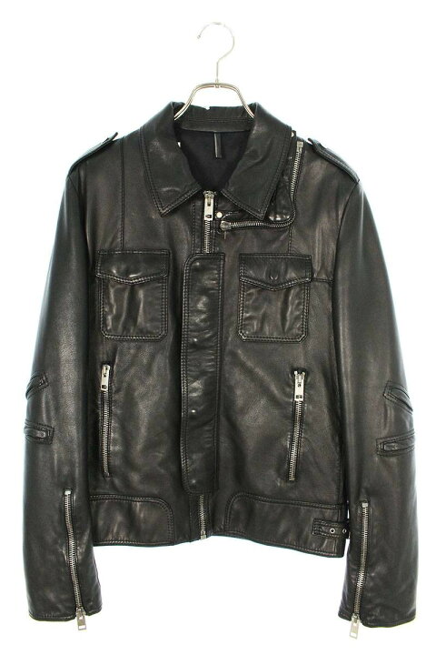 新作からSALEアイテム等お得な商品 満載 Dior homme レザージャケット 46 ブラック cadrene.com