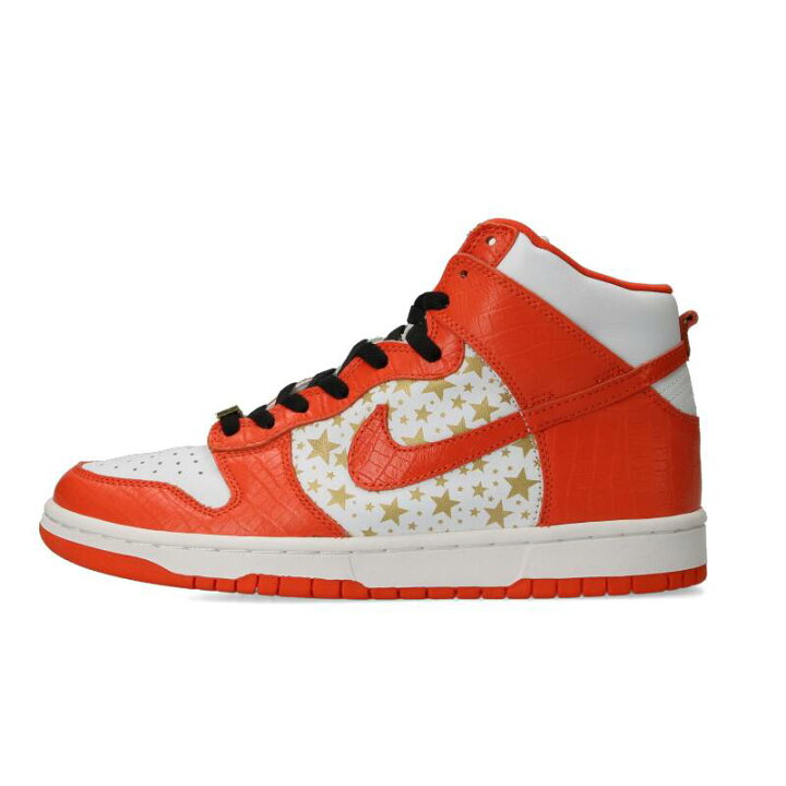 楽天市場 ナイキ Nike シュプリーム Supreme サイズ 27 5cm 03ss Dunk High Pro Sb 181 ダンクハイ プロエスビースニーカー オレンジ ホワイト Sb01 メンズ 小物 中古 147 Rinkan S Rinkan