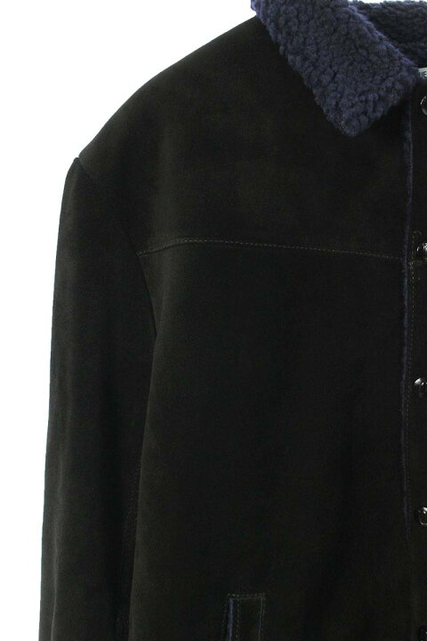 楽天市場】シークエル SEQUEL 21AW SQ-21AW-JK-03 スエードボアブルゾン(L,M,S,XL ブラック×ネイビー) 【825022】【BS99】【メンズ】【中古】bb81#rinkan*S : RINKAN