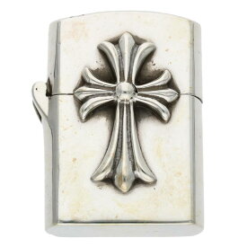 クロムハーツ Chrome Hearts　 ZIPPO LIGHTERZ-V1 V1スモールCHクロスジッポライター(シルバー 総重量142.04g)【526032】【NO05】【小物】【中古】bb81#rinkan*B