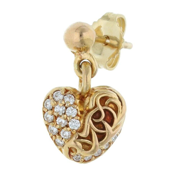 楽天市場】クロムハーツ Chrome Hearts 22K HEART DRP ハートドロップ  