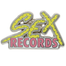 クロムハーツ Chrome Hearts　 PPO SEX RECORDS PPOSEXレコーズピンバッジ(シルバー 総重量7.53g) 【221032】【SS07】【小物】【中古】bb17#rinkan*B