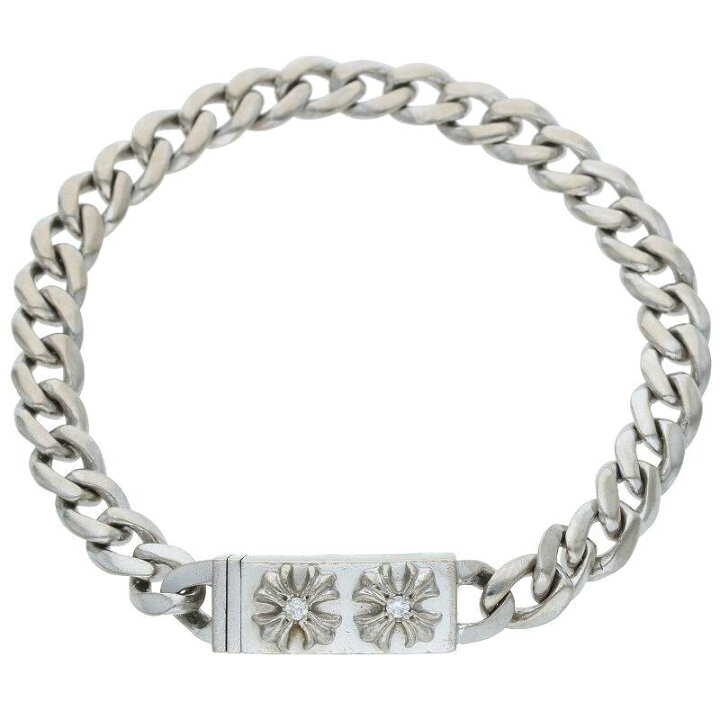 楽天市場】クロムハーツ Chrome Hearts 18KWG ID MINI CHX DIA ミニID 